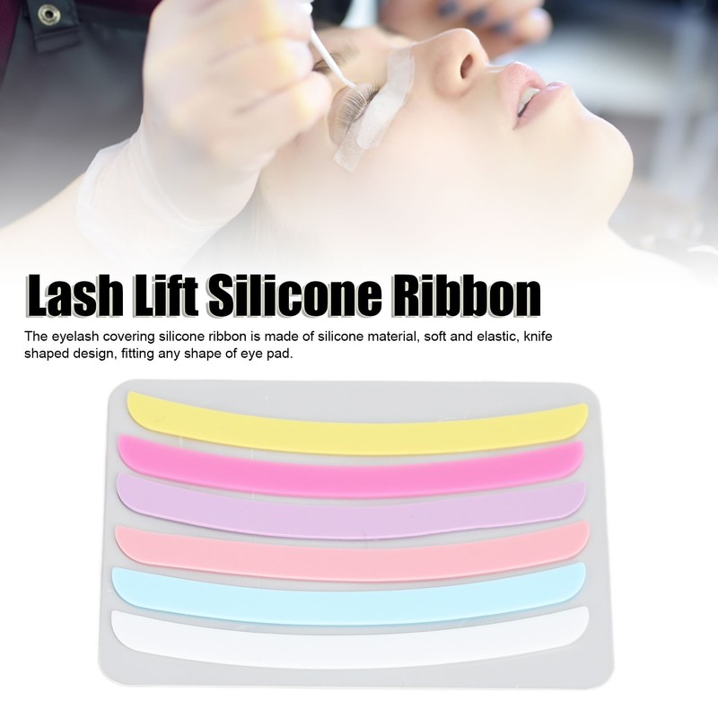 30 Pairs Silicone Lash Lift Ribbon Covers Kit Soft Flexible