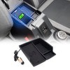IAG I-Line Armrest Organizer w/Wireless Phone Charging Pad for Ford