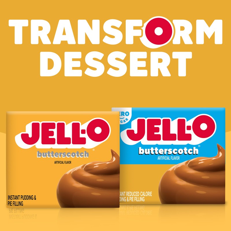 Jell-O Instant Butterscotch Pudding & Pie Filling (3.4 oz Boxes,