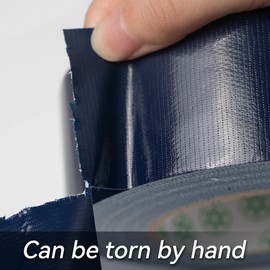 Reniteco Navy Blue Duct Tape- 2 inches x 45 Yards, Waterproof & All-Weather, No Residue, UV Resistant, Heavy Duty for Car, Home & Outdoor Repairs, 1 Roll