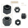 (1/​​2-inch) 12.7mm and（1/4-inch 6.35mm Collet Chuck and Nut Replace for