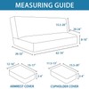 H.VERSAILTEX 4 Pieces Stretch Futon Covers Sofa Bed Slipcover with