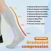 Toe Socks Compression Socks for Women & Men Knee High