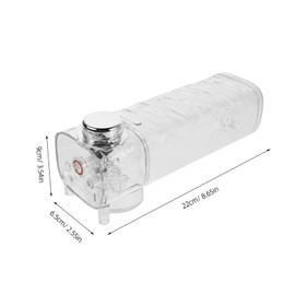 Outanaya Wall Mounted Shampoo and Conditioner Dispenser Refillable Touchless Liquid Soap Dispenser for Bathroom Space Saving Design for Home and Commercial Use