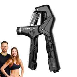 Grip Strengthener | Hand Strength Trainer | Anti-Slip Adjustable Ergonomic Portable Training Exerciser for Strengthening Muscle Building Climbing Gym Fitness Travel