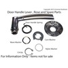 Universal Hardware 2 Turns Door Handle Kit Spring Replacement Lever