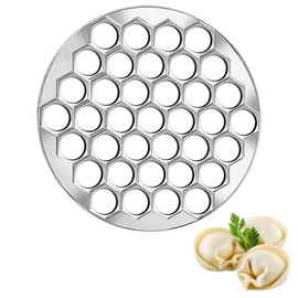 Professional Dumpling Maker (Extra Heavy 670 g) 37 Holes, Dumpling Maker, Filled Dumpling Cutter Pelmeni Ravioli, Pelmeniza Metal Mould Pasta Dough Press for Cooking, DIY Mould
