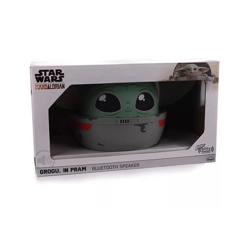 BITTY BOOMERS 8" Grogu in Pram Bluetooth Speaker