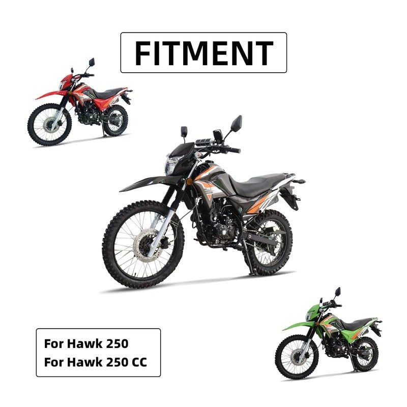 BAOUFF Chain Guide for Hawk 250,CNC Motorcycle Rear Chain Guard