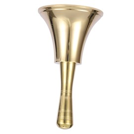 jojofuny Christmas Hand Bell for Party and Restaurant Vintage Brass Call Bell with Comfortable Grip Sound for Bar and Hotel Use Decorative Desktop Ornament