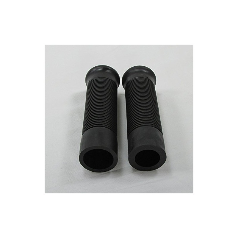 Black Jackhammer Anderson Style Rubber Grips for use with 1"