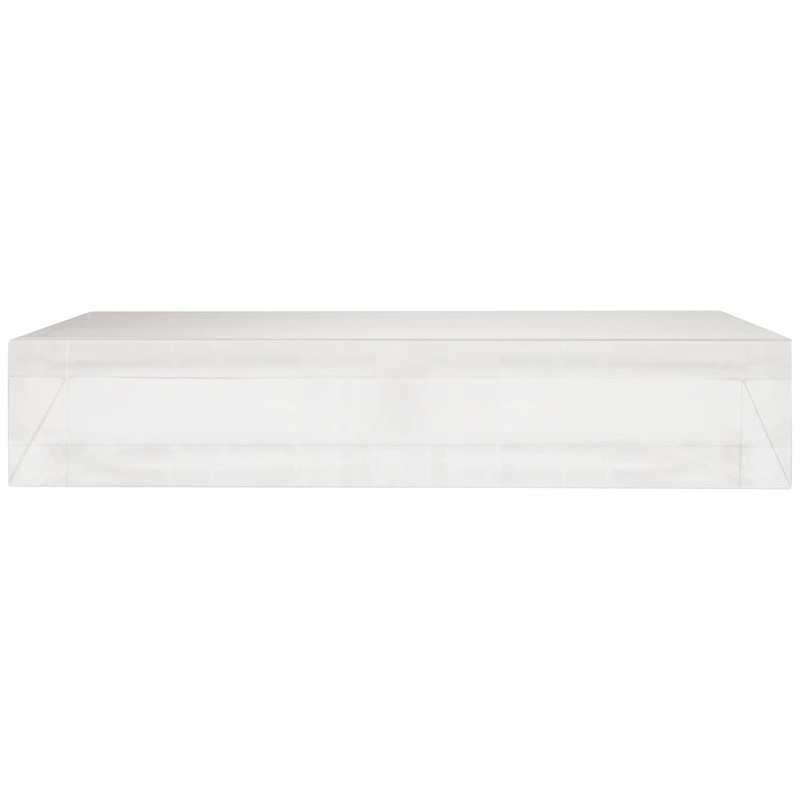 360 Lighting 8" Wide x 1 1/2" High Square Modern