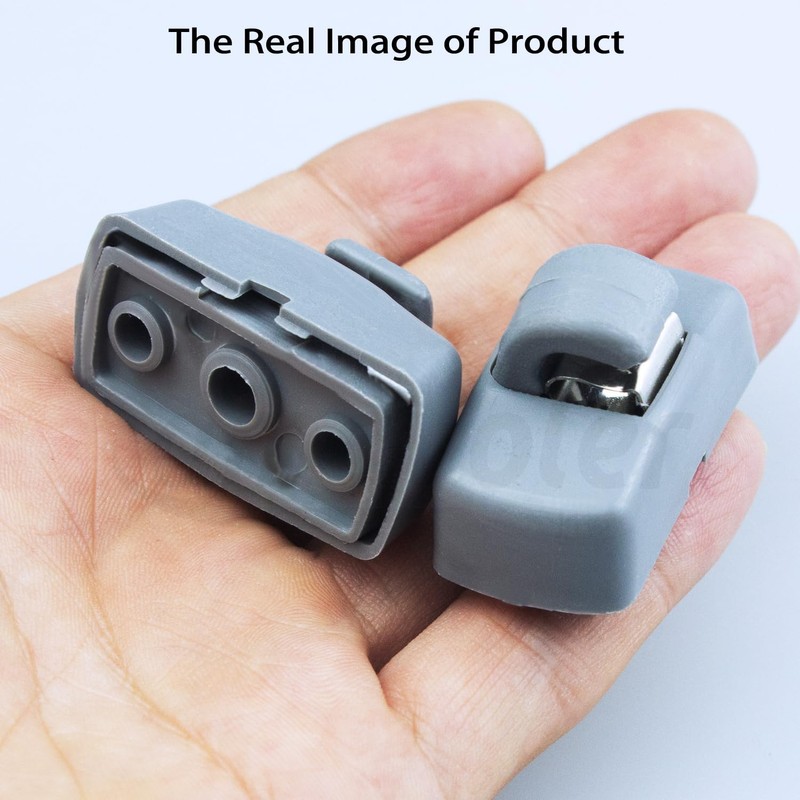 amavoler 2 PCS Interior Sun Visor Hook Clip Bracket Fit