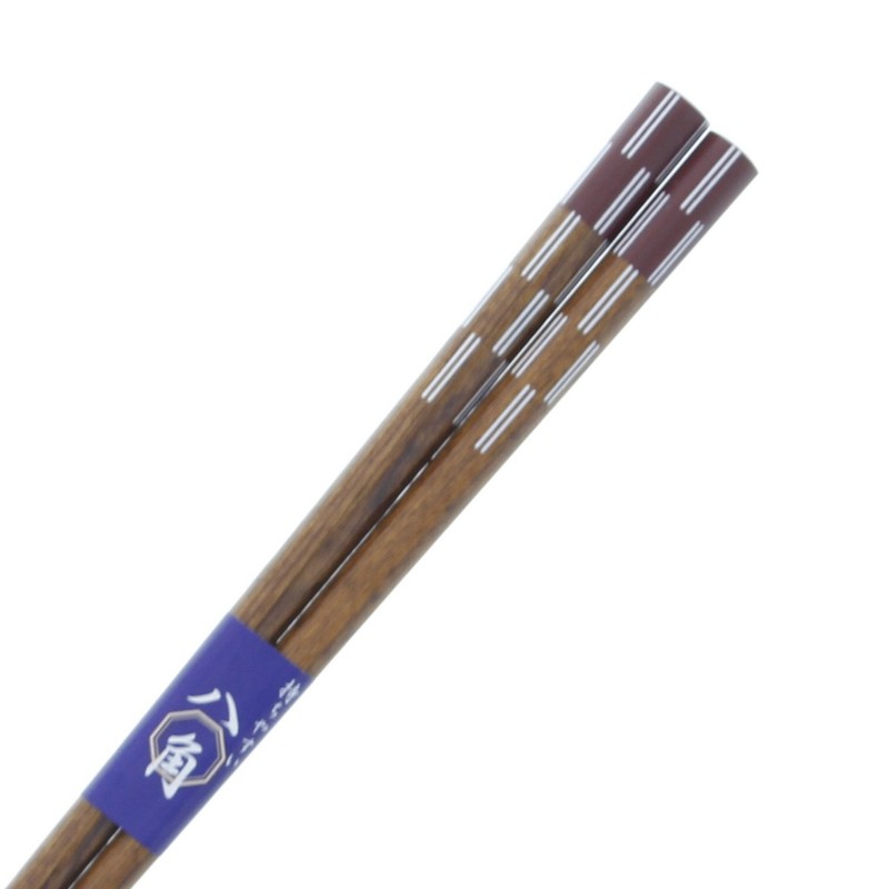 Chopsticks Eight Corners 埋re木 Wood (Natural Wood) Skidproof 21 cm