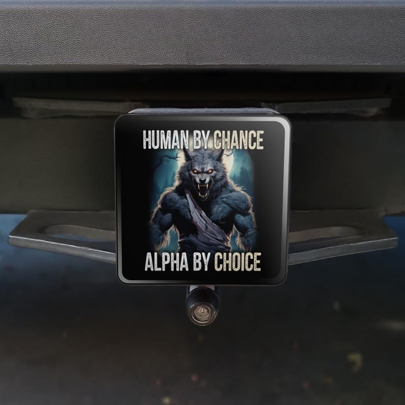 Graphics & More Werewolf Alpha Tow Trailer Hitch Cover Plug