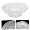 MAGICLULU Frosted Glass Soap Dish Round Bathroom Replacement Soap Holder