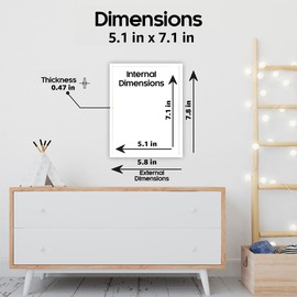 White Wooden Photo Frame 13x18 cm With Shatterproof glass | White Frame 13x18 cm | Photo Frame 13 x 18 | White Frame 18x13 cm | White Frame 13x18 cm