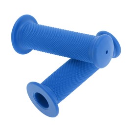 BULLSPANN 2 Stück Fahrradgriffe, 117mm Kurze Lenkergriffe, ergonomisches Design Gummigriffe für Kinderfahrräder für Roller Cruiser Balance Bikes MTB, Blau