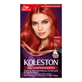 Tinte Permanente Koleston 7744 Rojo Cobrizo Intenso