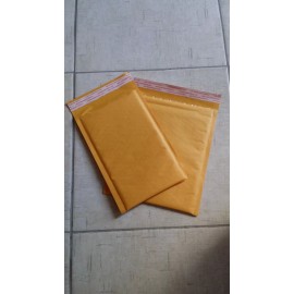 m & w packing supplies 25 #000 4" x 8" kraft  bubble mailer padded envelope * x wide space 4.5"x7" *