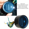 Motorcycle Fuel Level Gauge 52mm Housing Diameter LED Light Display
