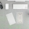 SHINEOFI A6 Binder Dividers with 5 Clear Pp Pocket Pages