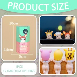 OFYRA Dad Ornaments Angel Mini Series Figures Surprise Box for Collecting. Can be used in Mobile Phones, Computers, Cars (Random Model) (E)