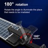 1600W Solar Street Lights Outdoor Waterproof, 6500K 80000LM Solar Powered