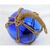 Fischer Ball - Glass & Cordage / Sisal - Blue