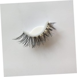 Outanaya 5pairs Natural Cross Dense Fake Eyelashes for Women Girls Lengthened Eye End Comfortable Easy to Wear for Daily Makeup Parties