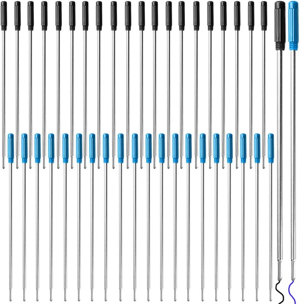 11.6cm/4.57inch Pen Ink Refills, Replaceable Pens Refills, 1mm Medium Tip,