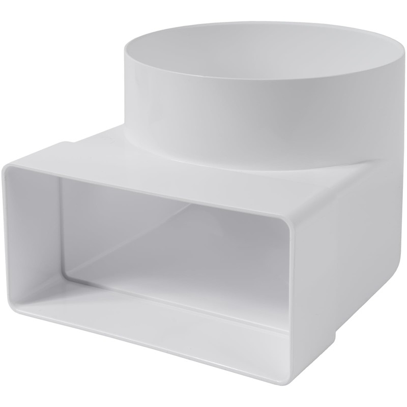 Vent Systems 110 x 55mm Rectangular 90° Angle Duct Connector