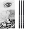 Pure Carbon Sketch Pencil, Professional Hard/Medium/Soft Woodless Charcoal Drawing Tool