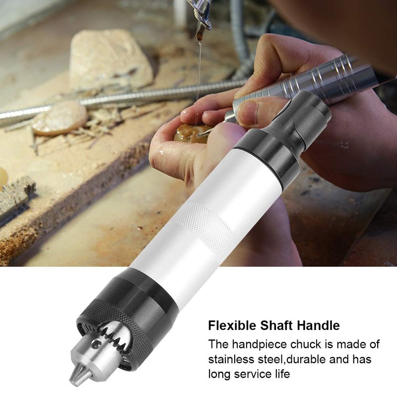 Stainless Steel Handpiece Foredom Handpiece Chuck For Flexible Shaft Grinding