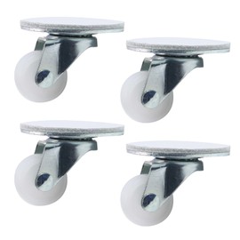 Crapyt 4 PCS Self Adhesive Caster Wheels Heavy Duty Casters Swivel Caster Wheels for Carts, Furniture, Storage Boxes 1.97"×1.57" Casters Set of 4