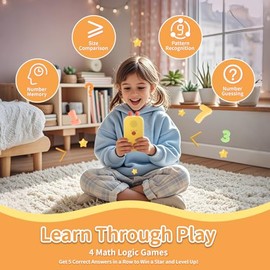 Juegos de matemáticas alilo para niños de 5 a 12 años, juguetes matemáticos portátiles para practicar suma, resta, multiplicación y división, juguete 