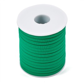 Craftdady 5mm Wide Flat Braided Elastic Cord for DIY Sewing Crafts Spring Green