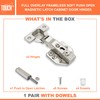 TOUCH Cabinet Hinges (1 Pair, 2 PCS) Full Overlay Soft