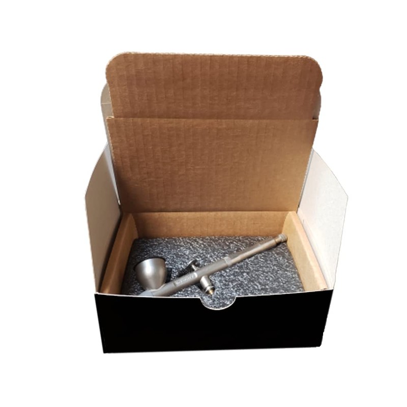 Velocity Gravity Feed Renegade Dual Action Airbrush .21mm, Silver" Or