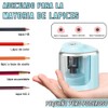 Sacapuntas Eléctrico, Sacapuntas con Deposito, Sacapuntas Portatil de Lapiz Automático