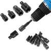 Bestgle 12pcs Air Impact Ratchet Wrenches Conversion Tool Set, Including