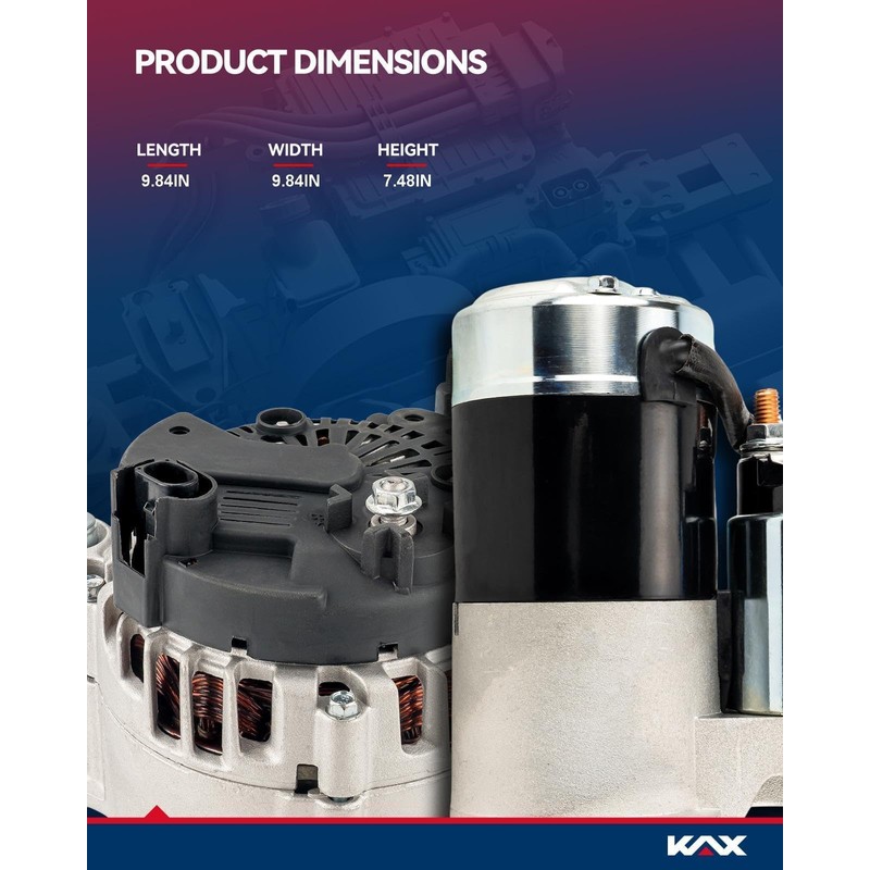 KAX New Alternator Compatible with CAT Skid Steer Loaders 236D