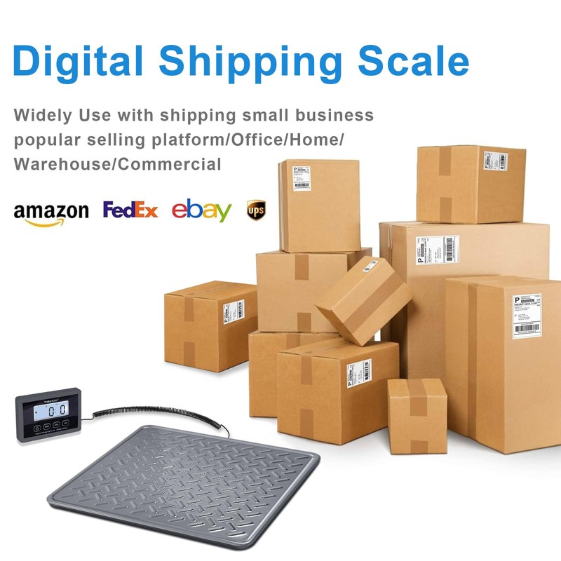 THINKSCALE Shipping Scale, 440lb/1oz Digital Heavy Duty Postal Scale, Strong