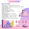 Fotoumgl Inline Skates for Girls Ages 4-8, Kids Inline Skates
