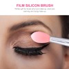 12pc Pink & White Silicone Mini Lip Balm Applicator -