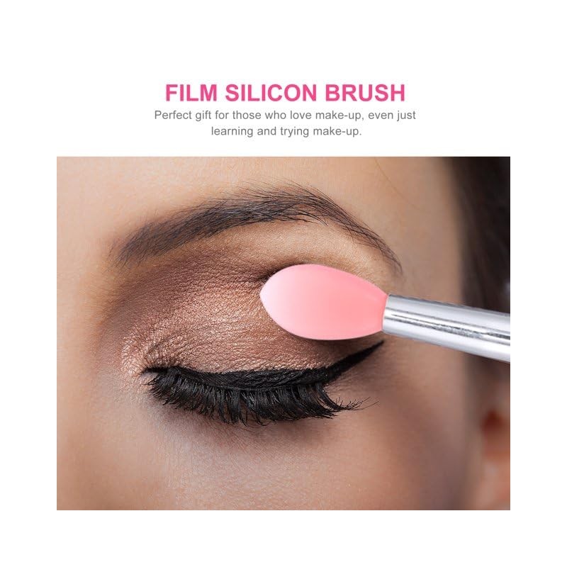 12pc Pink & White Silicone Mini Lip Balm Applicator -