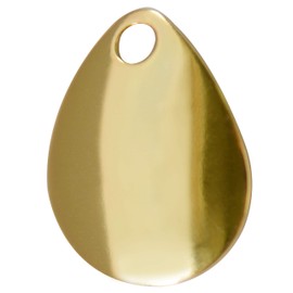 30pcs Fishing Spinner Blades Colorado/Willow Spinner Blade Silver Gold Copper Blade Spinnerbait Lure Making Supplies Spinner Walleye Rig DIY Parts Accessories Tackle Box