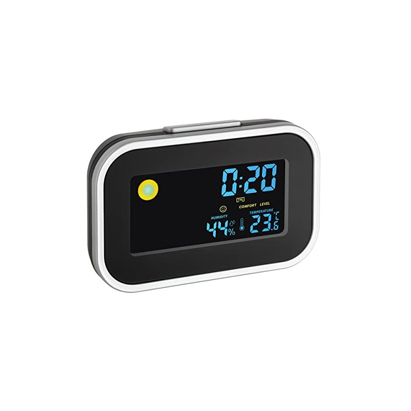 TFA Dostmann Digital Alarm Clock with Indoor Climate, 60.2015, Maximum