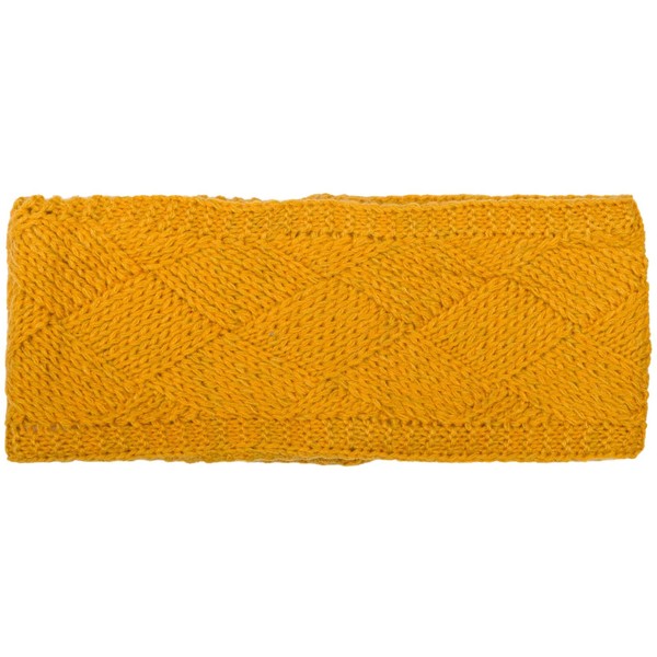 styleBREAKER 04026062 Women's Knitted Headband Plain with Diamond Pattern, Thermal