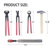 1112TEMP 11pcs Farrier Tools Farrier kit Horse shoeing Tools Farrier
